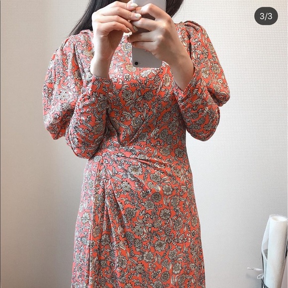 Zara print dress bloggers favorite - Picture 4 of 16